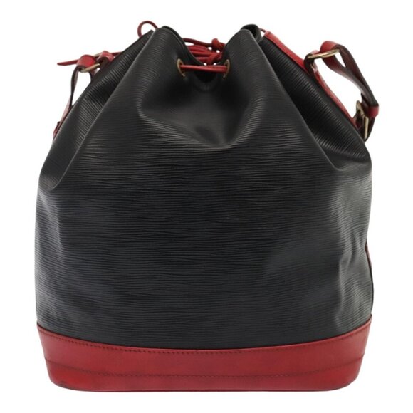 LOUIS VUITTON Epi Noe Shoulder Bag Bicolor Black Red M44017 LV Auth 86988 - Picture 2 of 16